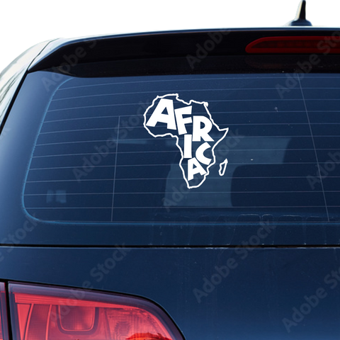 Afrika Aufkleber 7 - Beispielansicht