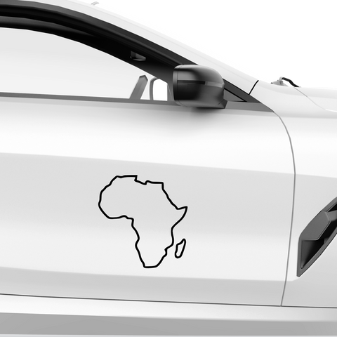 Afrika Aufkleber 9 - Beispielansicht