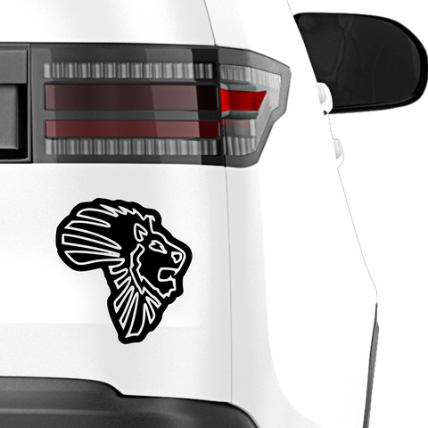 Afrika Löwe Aufkleber - Beispielansicht