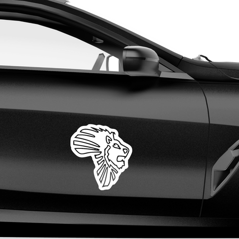 Afrika Löwe Aufkleber - Beispielansicht