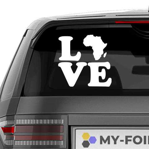 Afrika Love Aufkleber 1 - Beispielansicht