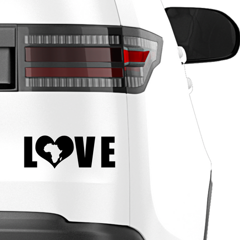 Afrika Love Aufkleber 2 - Beispielansicht