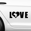Afrika Love Aufkleber 2 - Beispielansicht