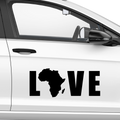 Afrika Love Aufkleber 3 - Beispielansicht