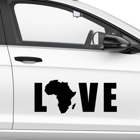 Afrika Love Aufkleber 3 - Beispielansicht
