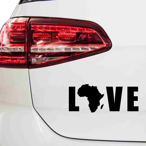Afrika Love Aufkleber 3 - Beispielansicht