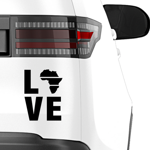 Afrika Love Aufkleber 4 - Beispielansicht