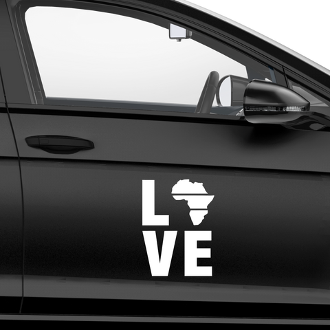 Afrika Love Aufkleber 4 - Beispielansicht