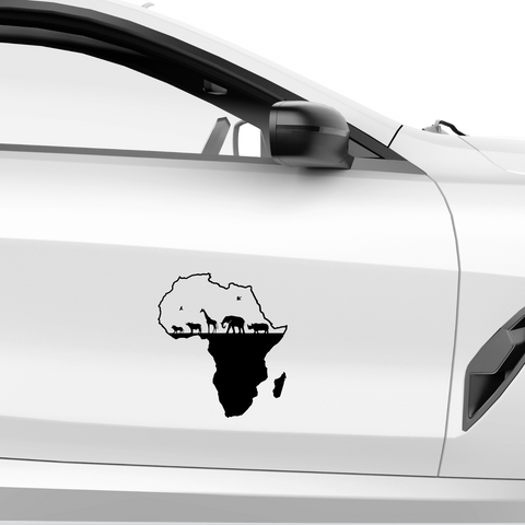 Afrika Tiere Aufkleber - Beispielansicht