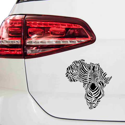 Afrika Zebra Aufkleber - Beispielansicht