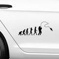Angler Evolution Aufkleber - Beispielansicht