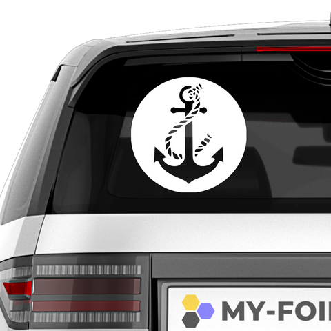 Anker Invertiert Aufkleber - Beispielansicht