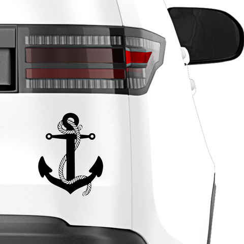 Anker mit Seil Aufkleber - Beispielansicht