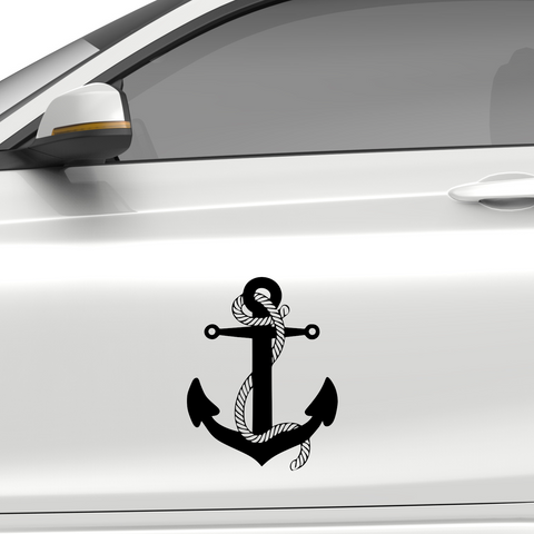 Anker mit Seil Aufkleber - Beispielansicht