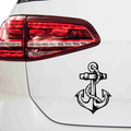 Anker mit Seil gezeichnet Aufkleber - Beispielansicht