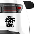 Anti Stock Car Club Aufkleber - Beispielansicht