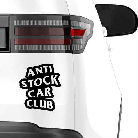 Anti Stock Car Club Aufkleber - Beispielansicht