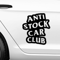 Anti Stock Car Club Aufkleber - Beispielansicht