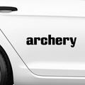 Archery Aufkleber - Beispielansicht