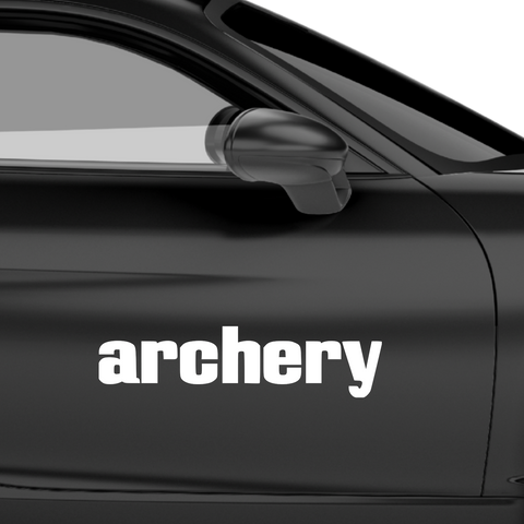 Archery Aufkleber - Beispielansicht
