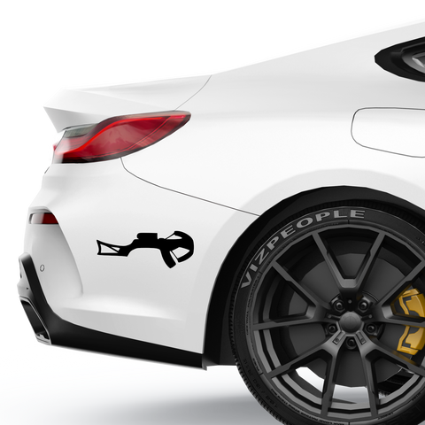 Armbrust Aufkleber - Beispielansicht