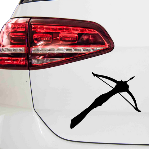 Armbrust mit Pfeil Aufkleber - Beispielansicht