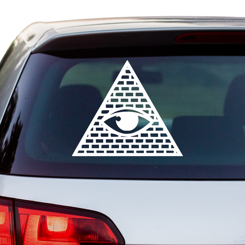 Auge der Vorsehung Aufkleber Nr 2 - Beispielansicht