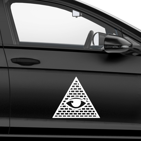 Auge der Vorsehung Aufkleber Nr 2 - Beispielansicht