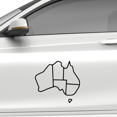 Australien Aufkleber 2 - Beispielansicht