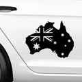 Australien mit Flagge Aufkleber - Beispielansicht