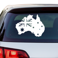 Australien mit Flagge Aufkleber - Beispielansicht