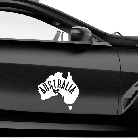 Australien mit Koala Aufkleber - Beispielansicht