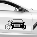 Auto Drift Aufkleber - Beispielansicht