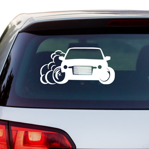 Auto Drift Aufkleber - Beispielansicht