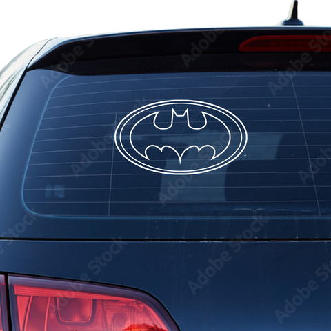 BATMAN Emblem Classic Aufkleber - Beispielansicht