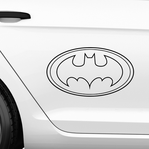 BATMAN Emblem Classic Aufkleber - Beispielansicht