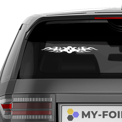 BMW Tribal Aufkleber - Beispielansicht