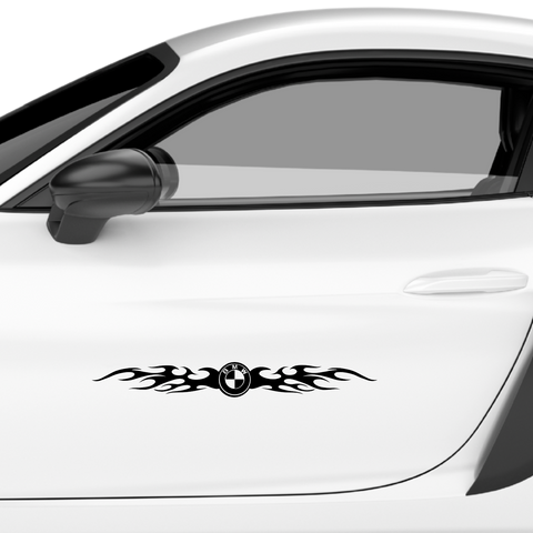 BMW Tribal Aufkleber - Beispielansicht
