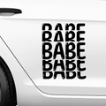 Babe Beach Aufkleber - Beispielansicht