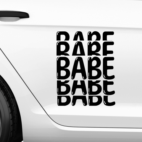 Babe Beach Aufkleber - Beispielansicht