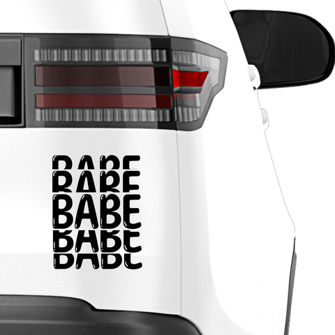 Babe Beach Aufkleber - Beispielansicht