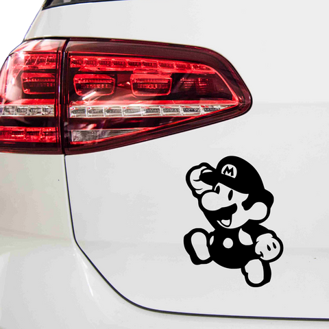 Baby Mario Aufkleber - Beispielansicht