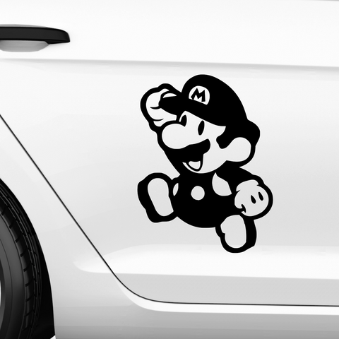 Baby Mario Aufkleber - Beispielansicht