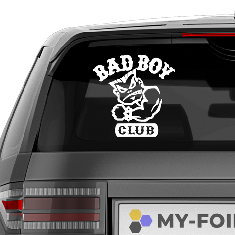 Bad Boy Club Aufkleber - Beispielansicht