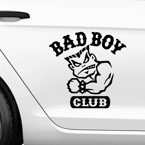 Bad Boy Club Aufkleber - Beispielansicht