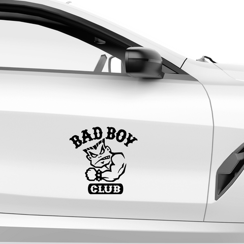 Bad Boy Club Aufkleber - Beispielansicht