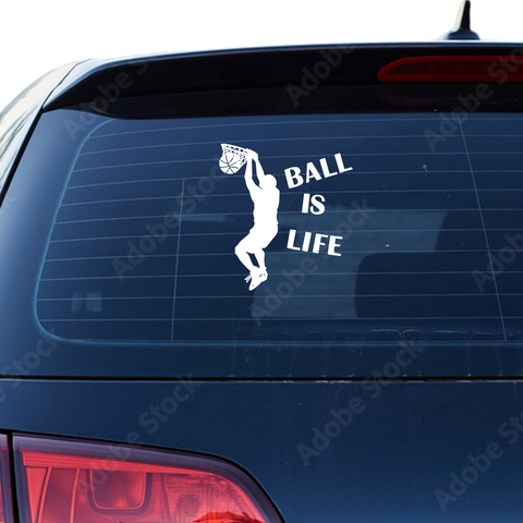 Ball is life Aufkleber Nr. 1 - Beispielansicht