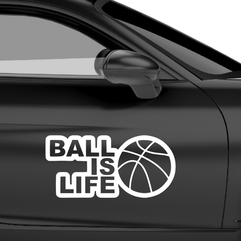 Ball is life Aufkleber Nr. 2 - Beispielansicht