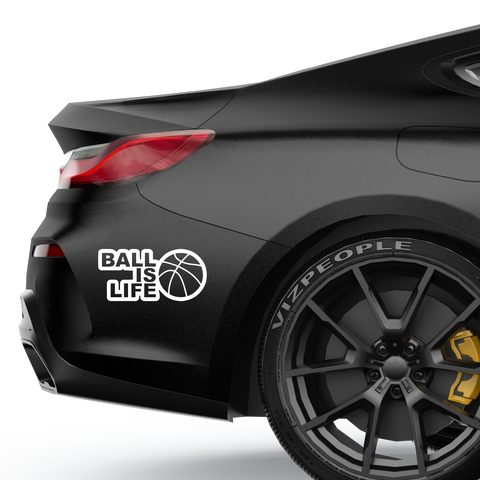 Ball is life Aufkleber Nr. 2 - Beispielansicht