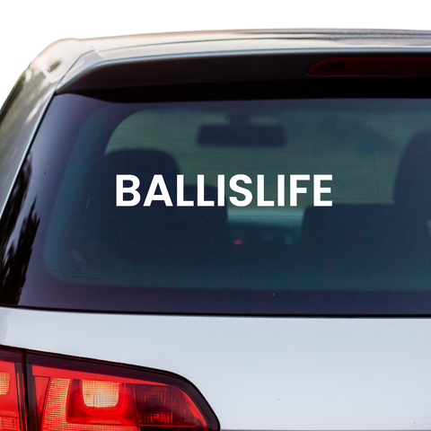 Ball is life Aufkleber Nr. 3 - Beispielansicht